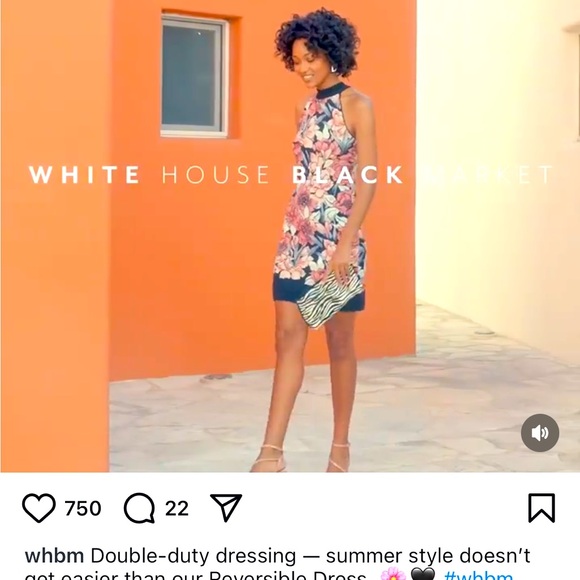 WHBM reversible knit dress - Picture 1 of 12